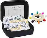 ESSAJOY Mexican Train Dominoes Set Dominoes Set for Adults Double 12 Dominoes 91 Tiles Dominoes Set