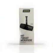 Shure MV7 Cardioid Dynamic Vocal / Broadcast Microphone USB & XLR Outputs New
