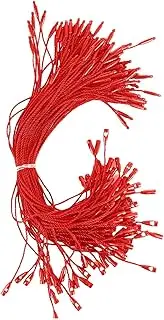 Hangable Tag Rope | 100X Snap Lock Pin Loop Fastener Hook Ties - Hangable Tag String Fasteners, Tag Rope for Clothing Tags