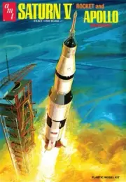 AMT Saturn V Rocket and Apollo Spacecraft 1/200 Model Kit AMT1174