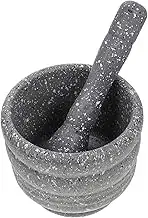 Vaguelly 1Set Manual Garlic Presser Masher Garlic Grinding Bowl for Home Restaurant Use for Crushing Fresh Dried Ingredients Cooking Enthusiasts