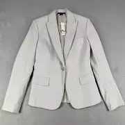 Theory Blazer Women's Size 4 Gabe B Gravel Gray Ander Workwear Professional