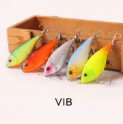 10x Metal Blade Fishing Lure Hard VIB Crank Baits Sinking Treble Hook 6.9cm/7g