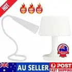 Small Desk Lamp Flexible Gooseneck 3 Color Modes Learning Light USB Rechargeable