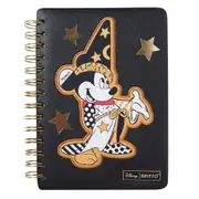 Disney Britto - Sorcerer Mickey, Faux Leather Notebook, Midas Collection, 20cm (Height)