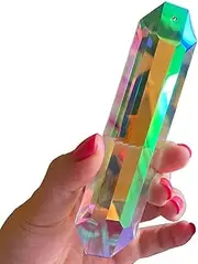 Crystal 120mm AB-Colors Prisms Hanging Drops Pendant Suncatcher Rainbow Maker for Window Chandelier Parts DIY Home Wedding Decor