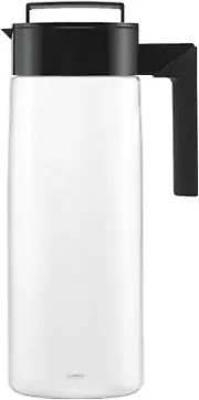 TAKEYA 10033 Airtight Pitcher, 2-Quart Modern 2 Quarts Black Size Name:2 Quar...