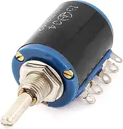Aexit WXD3-12 (Potentiometer) 4K7 4.7K ohm 4mm Shaft Multiturn Rotary Wire (91ry287qf486) Wound Potentiometer