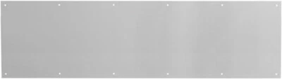 Prime-Line 6" X 34" Satin Aluminum Door Kick Plate With Hardware Model: MP4837