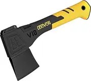 LEXIVON V10 Camping Hatchet, 10-Inch Axe | Ergonomic TPR Grip, Lightweight Fiber-Glass Composite Handle | Protective Carrying Sheath Included (LX-V10)