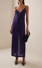 [Khaite] Tulula Silk Maxi Dress