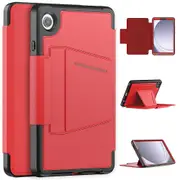 For Samsung Galaxy Tab A9 Sm-X110 X115 Case Kickstand Card Holder Leather Tablet Cover