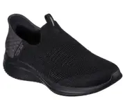 Skechers Women's Ultra Flex 3.0 - Smooth Step Slip-in Size 5 - Black/Black