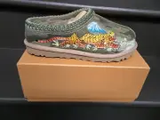 Size 5 - Men's Palace UGG Tasman Slipper Burnt Olive Camo - In Hand
