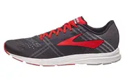 Brooks Mens Hyperion Race Flats Sneakers Shoes Running - Black/White/Toreador - US 9