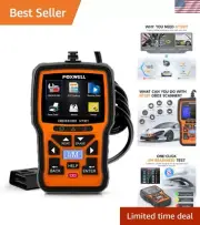 Scanner Live Data Professional Mechanic OBDII Diagnostic Code Reader Tool for...