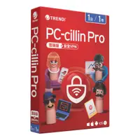 在飛比找PChome24h購物優惠-PC-cillin Pro 一年一台 標準盒裝版