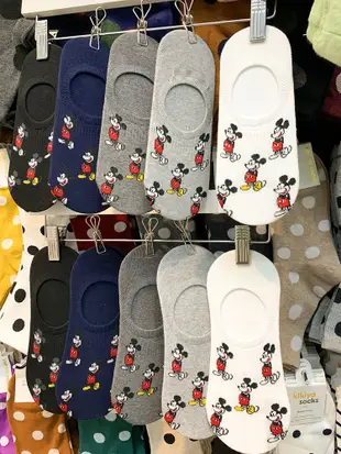 韓國東大門代購迪士尼米奇船襪女隱形襪防滑情侶襪子甜美夏季短襪