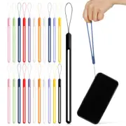 24 Pcs Phone Accessories Simple Flexible Anti-Lost Silicone Phone Wrist Straps