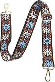 UPKOCH Vintage Printed Banjo Strap Adjustable Shoulder Strap for Cross Body and Shoulder Carrying Durable Design Reduce Shoulder Pressure