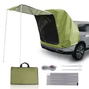 SUV Tailgate Tent Car Roof Canopy and Poles with Awning Shade, Outdoor Hatchb...