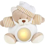 Beige Musical Bear With Light 20cm Plush Cuddly Ultra Soft Toy For Babies