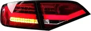Car Styling Compatible for Audi A4 A4L B8 taillights 2009-2012 LED Tail Lamp Rear Trunk lamp Compatible for Audi A4 B8 taillight(Red)