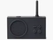 LEXON Tykho 3 FM Radio & Bluetooth® Speaker DARK GREY
