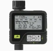 Kazeila Water Timer Automatic Sprinkler Timer System W/ Rain Sensor & 6 Programs