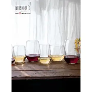 RIEDEL進口水晶杯O型威士忌水杯平底紅酒杯家用杯子威士洋酒杯子