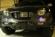 Blue Angel Eye Fog Lamps Driving Lights Kit for 1999 2000 2001 Isuzu VehiCROSS (for: Isuzu)