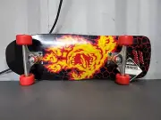 Santa Cruz Skateboard Deck CRUZER 80S FLAME HAND MINI 8.39