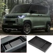 Fits For Mitsubishi Delica Mini 2023+ Interior Glove Box Storage Box Black ABS