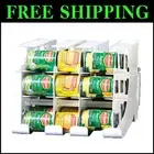FIFO Canned Goods Organizer Rack - 54 Can Capacity for Efficient Pantry Storage