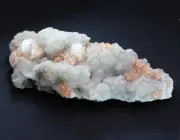 Attractive Red Apophyllite Chalcedony Cluster Crystal Rock Raw Mineral 180g