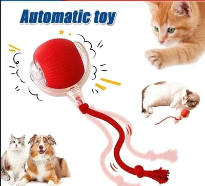 Smart Automatic Rolling Ball Cat Dog Toy – Self-Moving Electric Pet Play