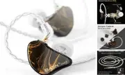 MMCX in Ear Monitor Headphones,Triple Driver IEM in-Ear Earphone for Musician
