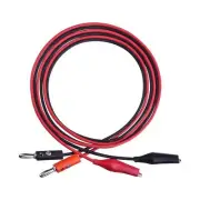 2x Alligator to Banana Plug Tests Leads Set Alligator Clip to Banana Connector