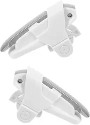 1 Pair Mobile Phone Controller Abs Controller Handle White Trigger Controller Gaming Handle Aluminum Alloy