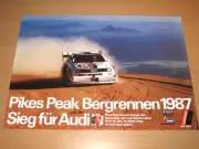 Audi Sport Quattro Pikes Peak Poster A1 - Walter Röhrl / Stuck Sportquattro