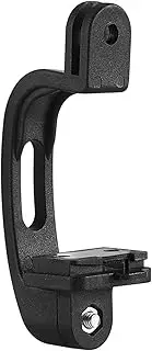 Handlebar Light Holder, Cycle Mount Bracket, Motorcycle Light Mount, Stable Cycling Torch Clip, Soft Rubber Pad, Sturdy Aluminum Alloy, Easy Installation, PA Material