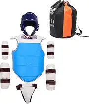 [Hellery] Premium Taekwondo Protective Gear Set in Navy Blue for Competitive Athletes
