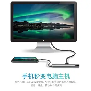 Type-C8合1轉4K HDMI+RJ45百兆/TF/SD+PD87W+USB 3.0多功能拓展塢