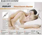 Digilex King Size Fitted Polyester Electric Blanket With Controller