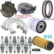 Tune Up Kit Filters Cap Wire Plugs For PONTIAC GRAND LEMANS V8 4.9L 1979-1980