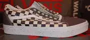 Vans Old Skool Checkered (Confetti) Black/True White Men's 9 - VN0AU3B2NA NIB