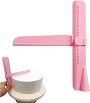 Adjustable Fondant Cake Scraper Icing Piping Cream Spatula Edges Smoother Craft, Professional Buttercream & Ganache Frosting Spreader