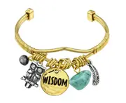 Gold Wisdom Bead Bracelet