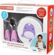 Skip Hop Zoo Table Ready Mealtime Set- Narwhal