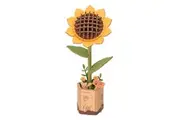 Robotime Rolife Wood Bloom Sunflower 3D Wooden Puzzle Kit (ROB119220)